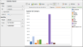 Statistics report (column chart)