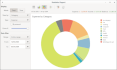 Statistics report (donut chart)