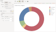 Statistics report (donut chart)